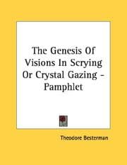Tapa de The Genesis Of Visions In Scrying Or Crystal Gazing - Pamphlet