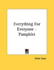 Tapa de Everything For Everyone - Pamphlet