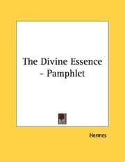 Tapa de The Divine Essence - Pamphlet