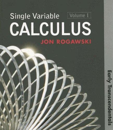 Tapa de Single Variable Calculus
