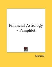Tapa de Financial Astrology - Pamphlet