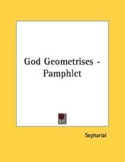 Tapa de God Geometrises - Pamphlet