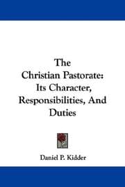 Tapa de The Christian Pastorate