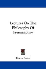 Tapa de Lectures On The Philosophy Of Freemasonry