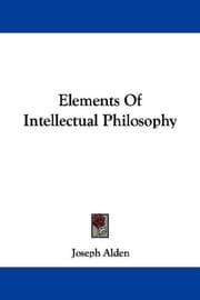 Tapa de Elements of intellectual philosophy