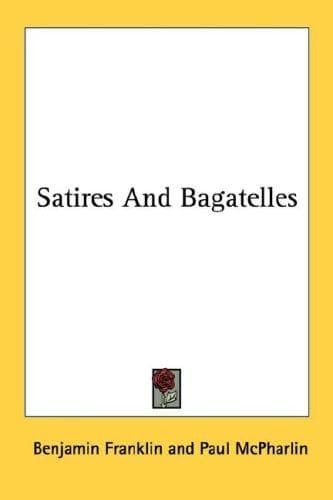 Tapa de Satires And Bagatelles