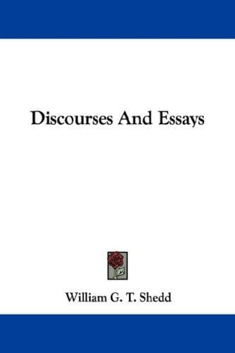 Tapa de Discourses And Essays
