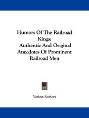 Tapa de Humors Of The Railroad Kings