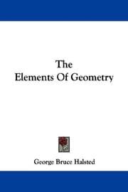 Tapa de The Elements Of Geometry