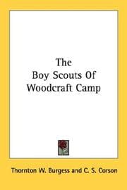 Tapa de The boy scouts of Woodcraft camp