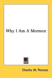Tapa de Why I am a "Mormon" ..
