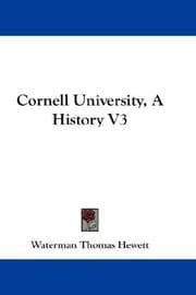 Tapa de Cornell University, A History V3