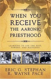 Tapa de When you receive the Aaronic priesthood