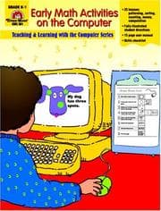 Tapa de Early math activities on the computer