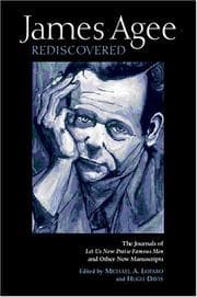 Tapa de James Agee rediscovered