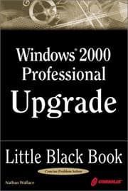 Tapa de Windows 2000 Professional Upgrade Little Black Book