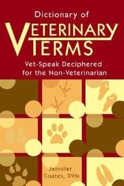 Tapa de Dictionary of Veterinary Terms