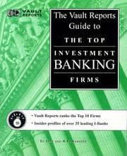 Tapa de Vault.com Guide to the Top Investment Banking Firms