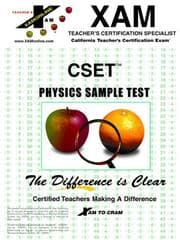 Tapa de Cset Physics Sample Test