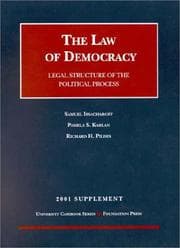 Tapa de The law of democracy