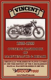 Tapa de Vincent 1935-1955 Owner's Handbook of Maintenance and Repair