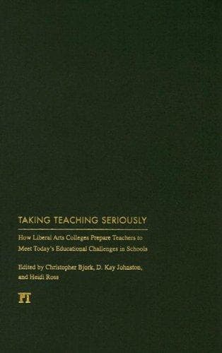 Tapa de Taking teaching seriously