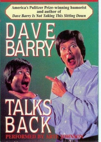 Tapa de Dave Barry Talks Back