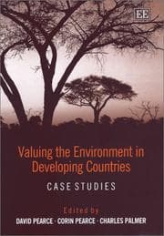 Tapa de Valuing the environment in developing countries