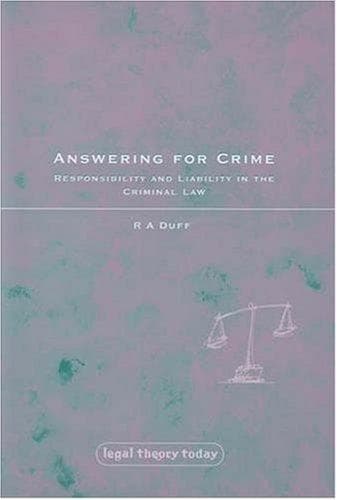 Tapa de Answering for Crime