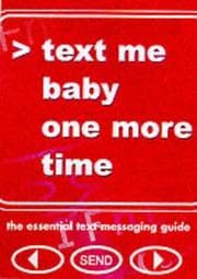 Tapa de Text Me Baby One More Time