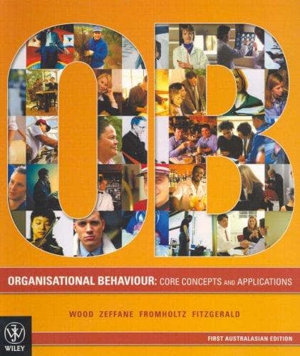 Tapa de Organisational Behavior