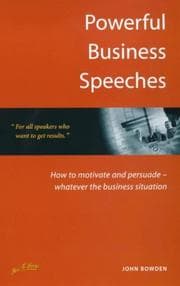 Tapa de Powerful Buisness Speeches