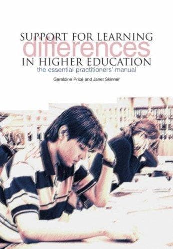 Tapa de Support for Learning Differences in Higher Education