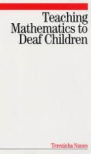 Tapa de Teaching Mathematics to Deaf Children