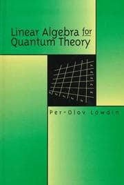 Tapa de Linear Algebra for Quantum Theory