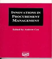 Tapa de Innovations in Procurement Management