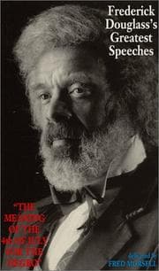 Tapa de "The Meaning of the Fourth of July for the Negro"