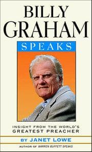 Tapa de Billy Graham Speaks