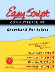 Tapa de EasyScript ComputerScript Shorthand for Idiots Level 1