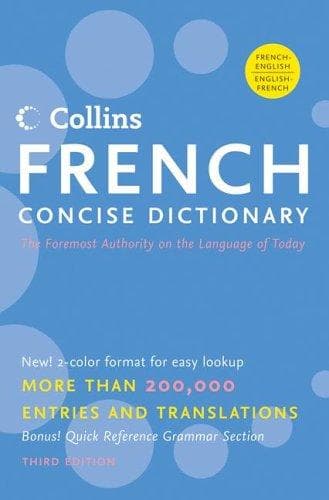 Tapa de Collins French Concise Dictionary, 3e