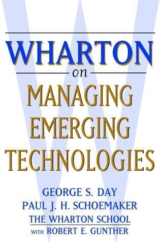 Tapa de Wharton on Managing Emerging Technologies