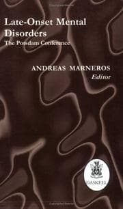 Tapa de Late-Onset Mental Disorders