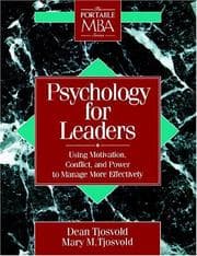Tapa de Psychology for leaders