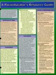 Tapa de A Paraeducator's Resource Guide