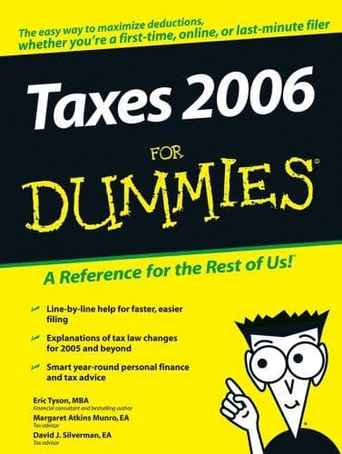 Tapa de Taxes 2006 for dummies