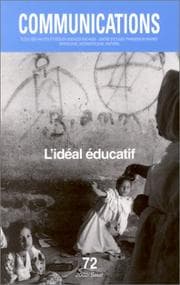 Tapa de Communications, n° 72, L'Idéal éducatif, tome 72