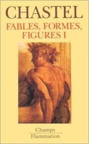 Tapa de Fables, formes et figures, tome 1