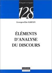 Tapa de Éléments d'analyse du discours