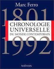 Tapa de Chronologie universelle du monde contemporain