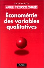 Tapa de Econométrie des variables qualitatives